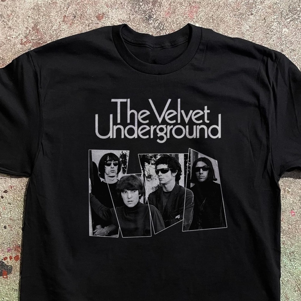 Velvet Underground Band Shirt Black Shirt